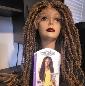 Sensationnel Cloud 9 4x4 Swiss Lace Frontal Wig-Butterfly Locs 30"  (SM1B/27)